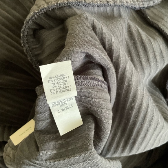 Aerie Ribbed Knit Flare Leg Soft Legging Pants Size Large - Picture 4 of 6